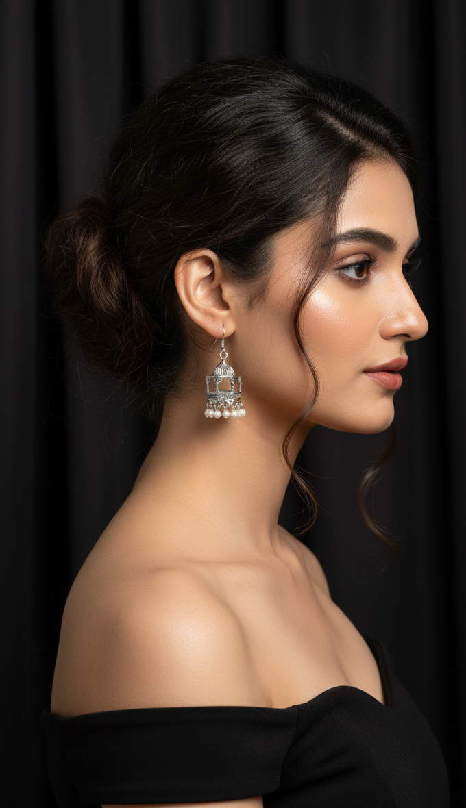 Minar Pearl Jhumka for Girls