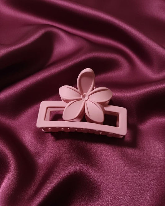 Pack of 12 medium size Muted Bloom Hair Claws for Girls.