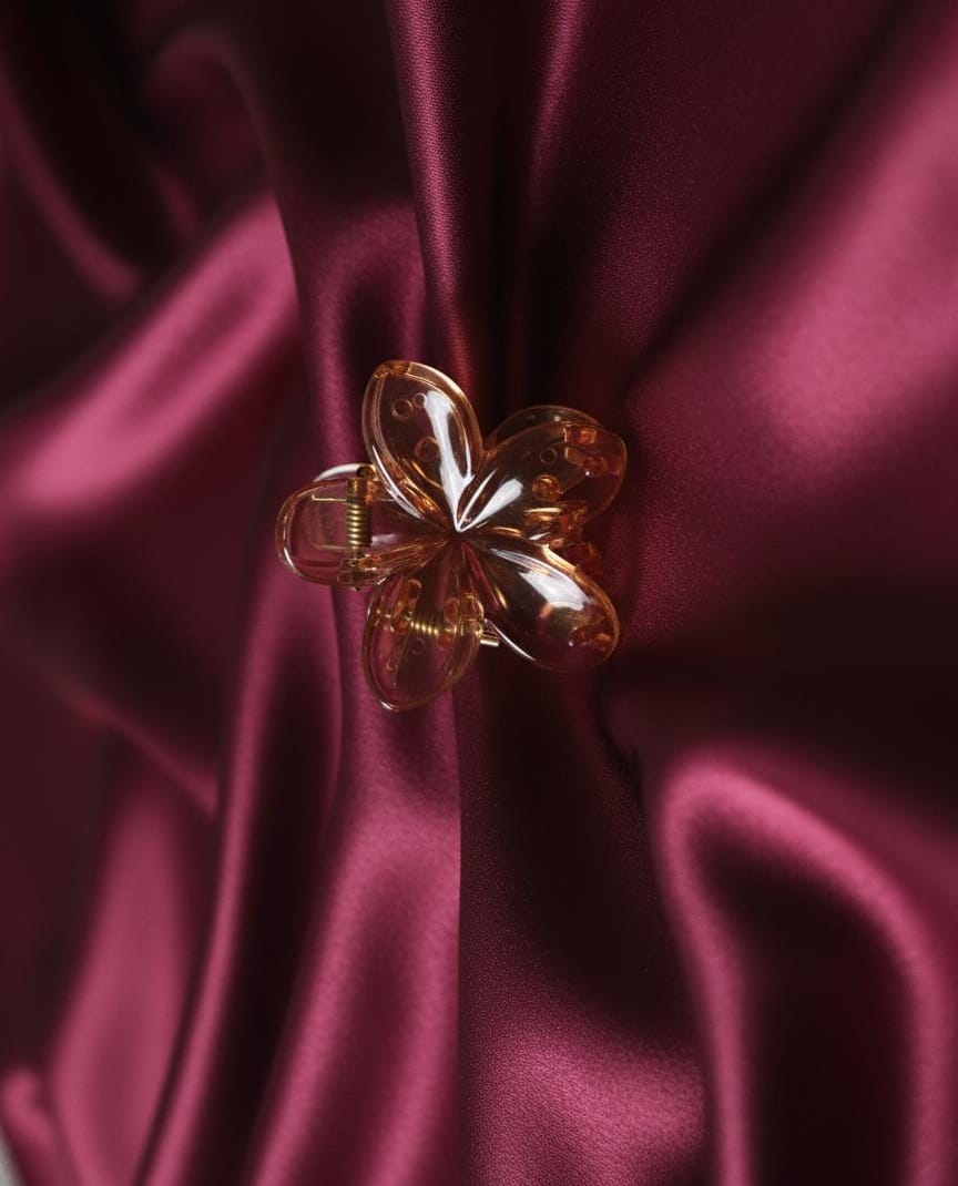Jelly Flower small Clip for girls.