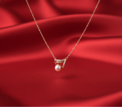 Orbit Pearl Necklace for girls