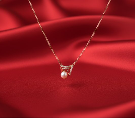 Orbit Pearl Necklace for girls