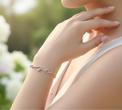 Intertwined Echo Bracelet for Girls