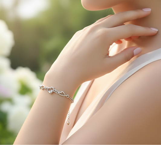 Intertwined Echo Bracelet for Girls