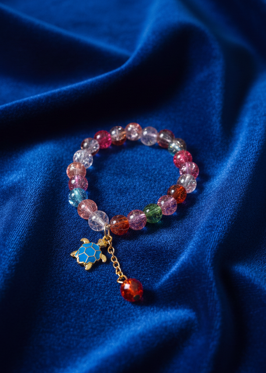 Lucky Turtle Rainbow Bracelet for girls