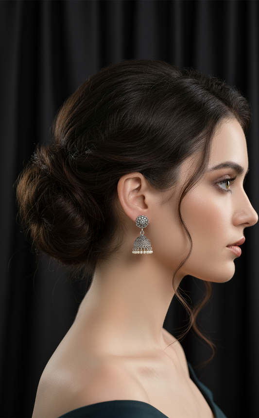 Chandni Flower Jhumka for girls