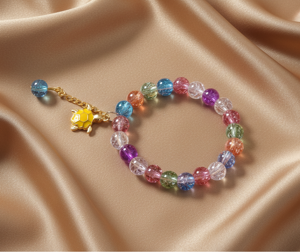 Lucky Turtle Rainbow Bracelet for girls