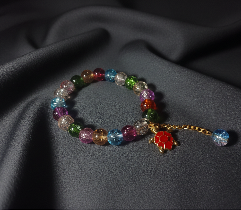 Lucky Turtle Rainbow Bracelet for girls