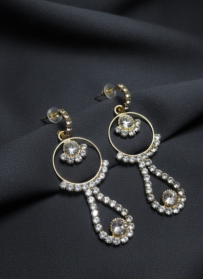 Diamond Halo Wedding Jhumka for girls