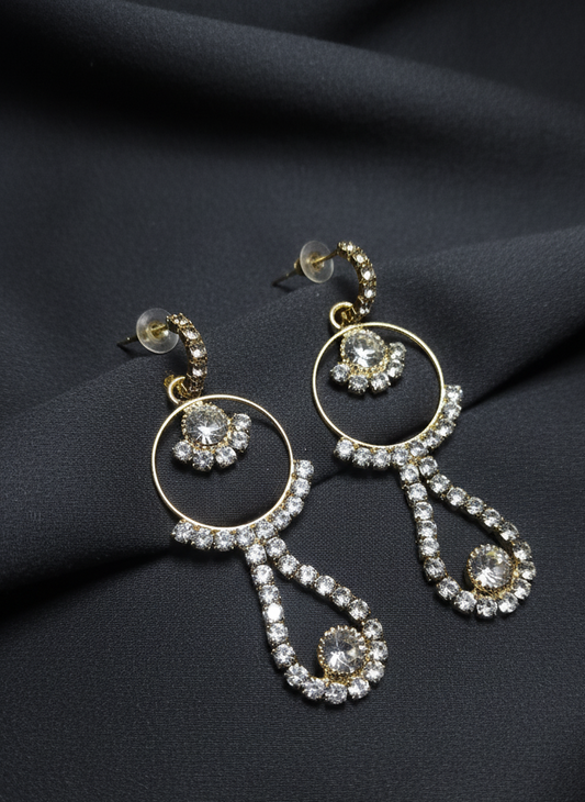 Diamond Halo Wedding Jhumka for girls