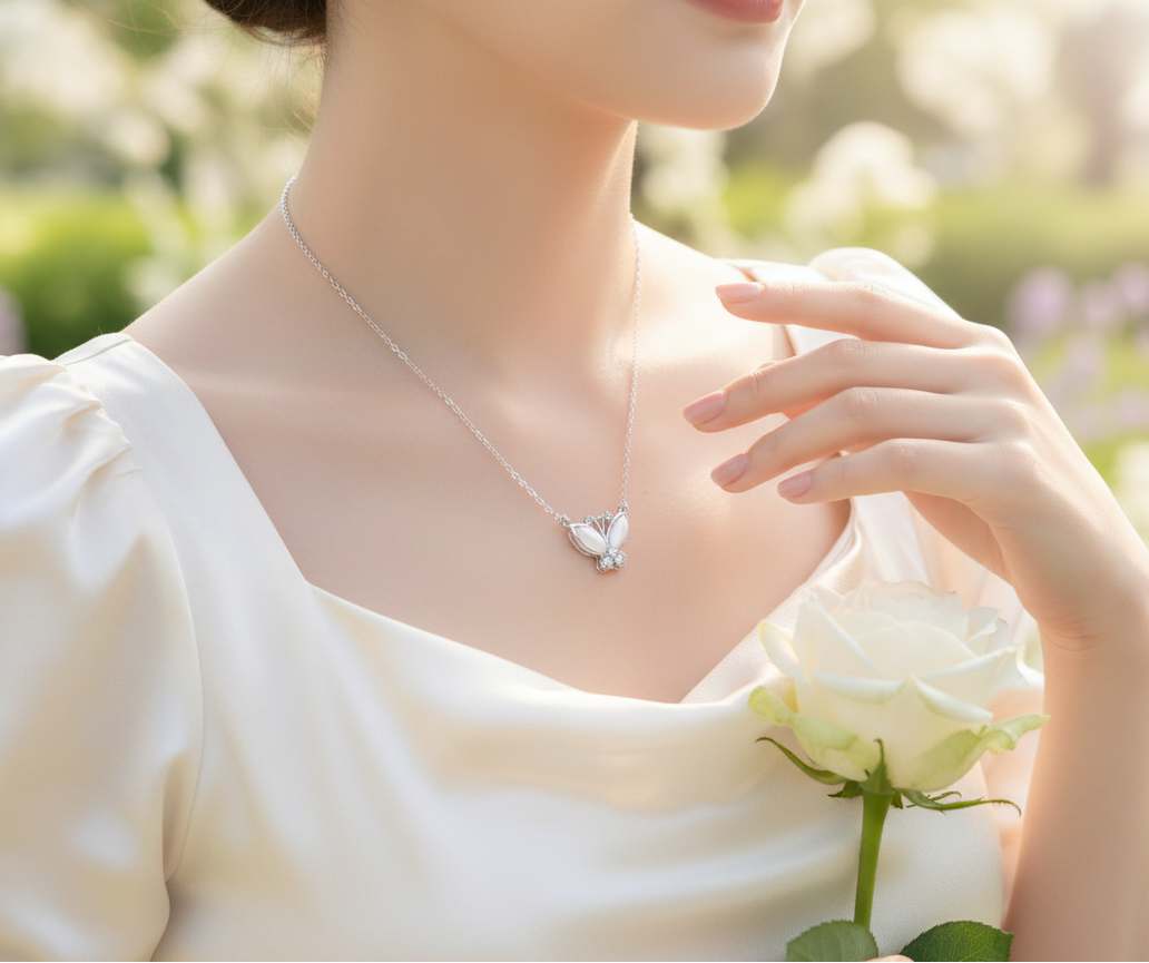 Moonlight Wings Pendant for girls