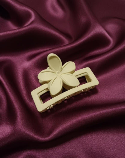 Pack of 12 medium size Muted Bloom Hair Claws for Girls.