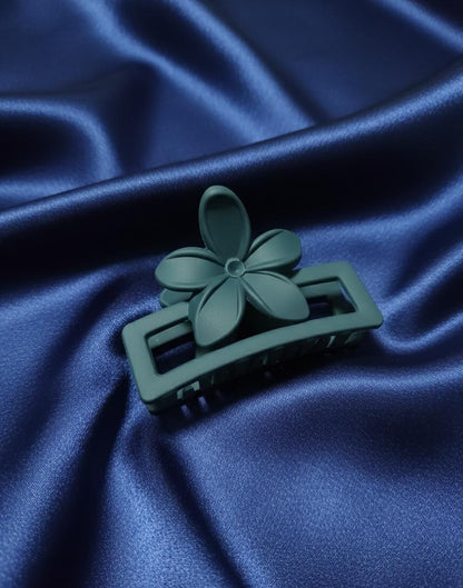 Pack of 12 medium size Muted Bloom Hair Claws for Girls.