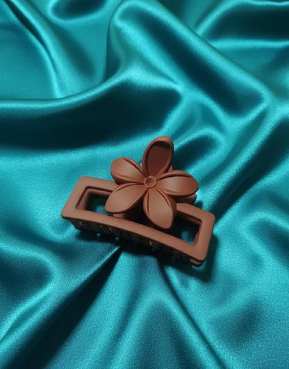 Pack of 12 medium size Muted Bloom Hair Claws for Girls.